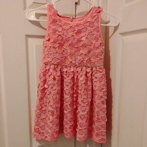 New Without Tags Girls Size 6/6X Pink Sequined Special Occasion Dress